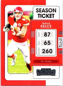 Panini Contenders 2021 Travis Kelce #49 Kansas City Chiefs - Imagen 1 de 2