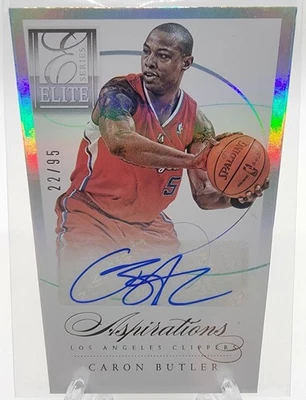 2012-13 Panini Elite Series Caron Butler #55 Aspirations Die Cut Auto /95 - Image 1 of 2