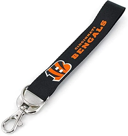 Cincinnati Bengals Deluxe Wristlet Keychain, NFL Licensed Cover