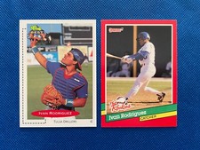 1991 Donruss Classic Best Ivan Rodriguez  RC HOF MLB Rangers #33 (2 Card Set)