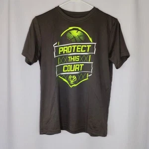 Under Armour Boys Athletic Heatgear Basketball Short Sleeve Graphic T Shirt Lrge - Picture 1 of 5