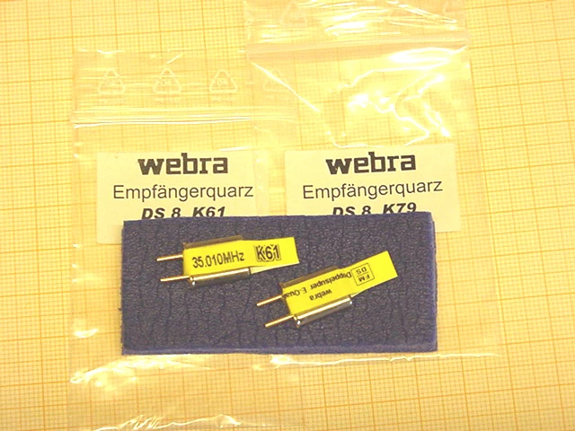 Webra  35 Mhz FM  Empfänger - Quarze "ORIGINAL Webra"   NEU!  Top - Bild 1 von 1