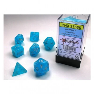 Luminaria cielo/plata (juego de 7 cubos) - brilla en la oscuridad Foto 1 de 3