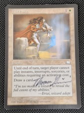 Abeyance (Signed by Thomas Gianni) *HP* - Weatherlight Magic Card MTG