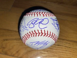 2024 CHICAGO CUBS TEAM SIGNED ROMLB BALL BASEBALL COA PROOF - Picture 1 of 9