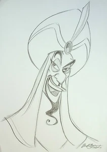 Arte de la Convención Disney CINDERALLA Isabella Ceravolo FIRMADO a Mano Lápiz 8.5"x12" - Imagen 1 de 3
