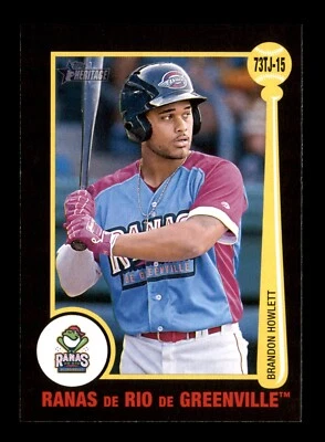 BRANDON HOWLETT 2022 Topps Heritage Minor 1973 Topps Tarjetas Insert #73TJ-15 - Image 1 of 2