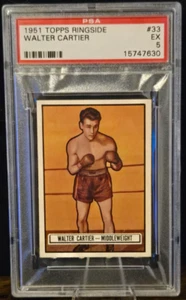 Topps Ringside - 1951 - Walter Cartier - #33 - PSA 5 - Bild 1 von 2