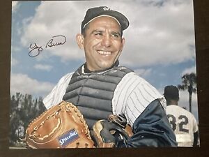 Yogi Berra  signed 8x10 Photo New York Yankees with COA HOF