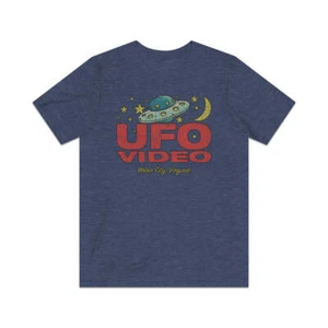 UFO Video 1982 Vintage Herren T-Shirt - Bild 1 von 12
