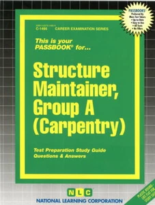 🔥🔥NEW Structure Maintainer, Group A (Carpentry) Test Practice Passbook Exam - Bild 1 von 1