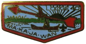 Ma Ka Ja Wan Lodge 40 Boy Scout Hat Pin (PIN-4589) - Picture 1 of 1