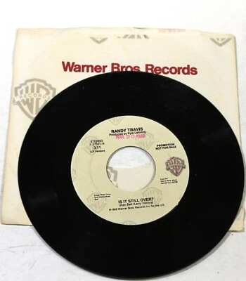 Randy Travis Is It Still Over? 45 RPM Promo - 1988 WB - Preowned - Image 1 of 2