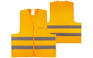 Original SKODA Reflective safety vest Orange 000093056K - Picture 1 of 1