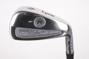 MENS LYNX PARALLAX 6 IRON GOLF CLUB REGULAR FLEX GRAPHITE SHAFT MUSCLE BACK - Picture 1 of 10