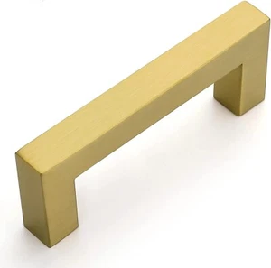 25 Pack 3 1/2" Cabinet Pulls Gold Cabinet Pulls, Gold Pulls for Kitchen Cabinet - Picture 1 of 6