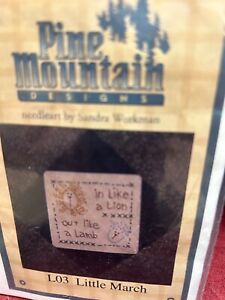 PINE MOUNTAIN Needleart Sandra Workman Embroidery Patterns w/swatches and floss
