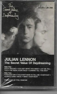 JULIAN LENNON The Secret Value of Daydreaming CASSETTE TAPE Atlantic NEW Sealed - Picture 1 of 2