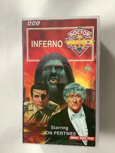 Doctor Who: Inferno (VHS, 1994, 2-Tape Set) - Jon Pertwee - TAPES SEALED - Imagen 1 de 14