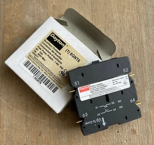 DAYTON 6GNT6 AUXILIARY CONTACTS 1 POLE 10A 600V NEW IN BOX - Picture 1 of 6