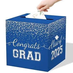 Graduation Card Box 2025 Graduation Party Decorations Foldable Money Card Box... - Picture 1 of 7