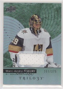 2017-18 Upper Deck Trilogy Green Foil Jersey /375 Marc-Andre Fleury #31