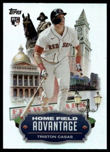 2023 Topps Home Field Advantage HA-13 Triston Casas Red Sox Rookie Card