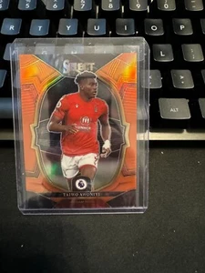 Panini Select Premier League 2022/23 Taiwo Awoniyi Orange Numbered /99 Parallel - Picture 1 of 2