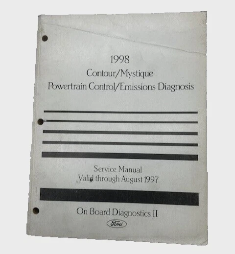 1998 福特 Contour Mystique 动力总成控制排放诊断手册 SKA10 — 第 1/1 张图片