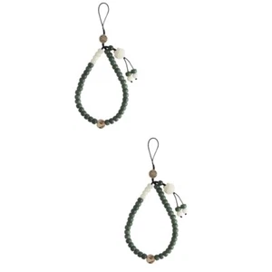 2 Pack Mobilfunkanhänger Schlüsselband Mit Telefonanhänger Charms - Zdjęcie 1 z 12