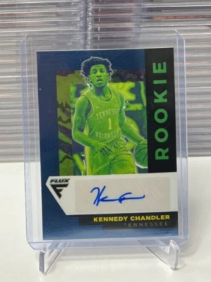 2022/23 Chronicles Draft Picks - FLUX - KENNEDY CHANDLER - BLUE RC AUTO #40/49 - Image 1 of 2