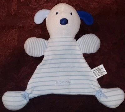 Витамины Baby щенок собаки милый безопасности одеяло игрушка синий белые полоски плюшевый X - Изображение 1 из 3