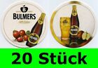 20 St&#252;ck Bierdeckel Bulmers Cider Bulmer Hereford England f&#252;r Bar Theke Tresen