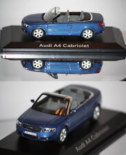 Norev Audi A4 Cabriolet 2002 bleue 1/43 830001