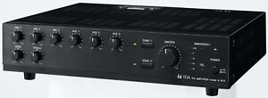 TOA PA AMPLIFIER A-1812 120W DUAL ZONE WITH DM2100 MICROPHONE