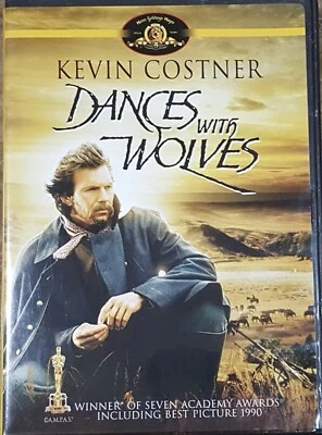 Dances with Wolves Kevin Costner (DVD, 2004 - FOX) Oscar Best Picture 1990  - Image 1 of 3
