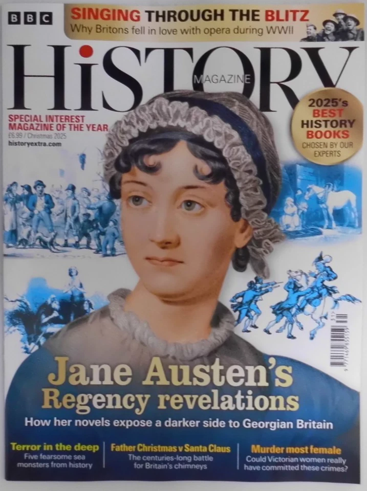 BBC History magazine Christmas 2025 Jane Austen's Regency revelations Foto 1 de 1