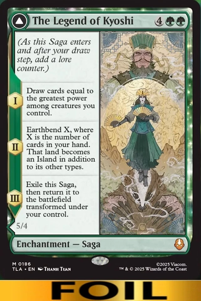 1x - The Legend of Kyoshi - FOIL (Saga) - Avatar: The Last Airbender - NM MTG - Image 1 of 1