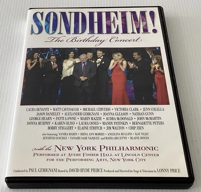 Sondheim the Birthday Concert DVD US Import Region 1 New York Philharmonic - image 1 of 4