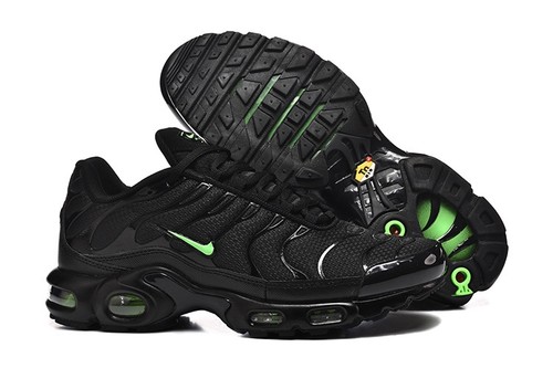 Nike Air Max Plus Men's Black Fluorescent Green