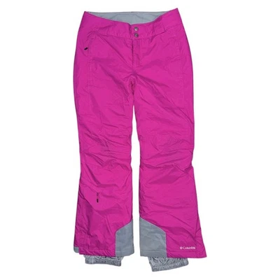 Columbia Bugaboo Omni-Heat Insulated Ski Pants Small Short Pink Waterproof Snow - Image 1 of 4