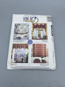 MCCALLS PATTERN 4329 WINDOW TREATMENTS SHADES VALANCES UNCUT VINTAGE 2003 FF - Picture 1 of 2