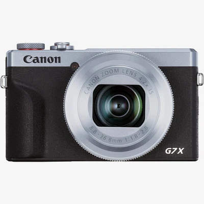 Canon PowerShot G7 X Mark III 20,1 MP Kompaktkamera Silber 4K – Vlogging – Neu - Bild 1 von 4