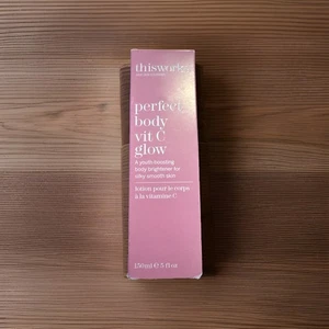 THISWORKS Perfect Body Vitamin C Glow Body Cream & Moisturizer 5 Ounce (150ml) - Picture 1 of 2