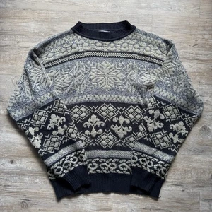 Suéter de Colección Graphix Para Hombres Talla XL Pullover Tejido Suéter Patrón Isla Justa - Imagen 1 de 6