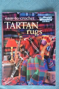 Retro 1999 WOMEN'S WEEKLY CRAFT. Easy to Crochet TARTAN RUGS~144 TARTAN PATTERNS - Bild 1 von 1