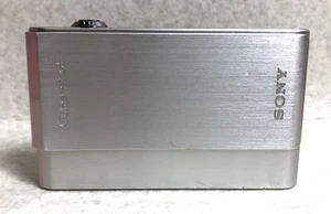 Sony Cyber Shot DSC-T90 12.1MP 4x Compact Digital Camera Silver F/S From Japan - Picture 1 of 8