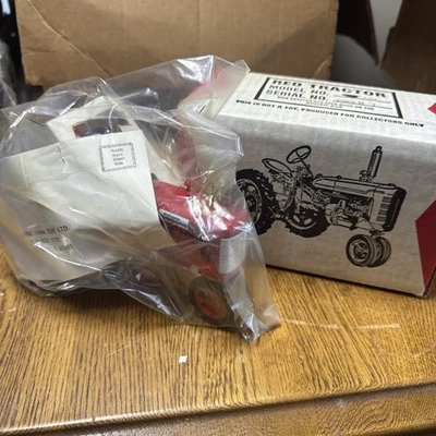 McCormick Farmall 230 Narrow Front Toy Tractor 1/16 New Old Stock Plastic In Box - Image 1 of 4