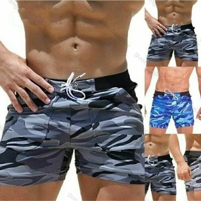 1Stk Herren Badehose als Schwimm Shorts und Sport Bermuda Hose für Training Neu - Bild 1 von 4