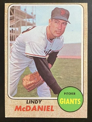 Lindy McDaniel 1968 Topps Baseball San Francisco Giants #545 - Image 1 of 2
